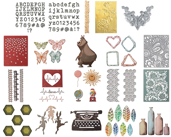 Sizzix dies factory bundle