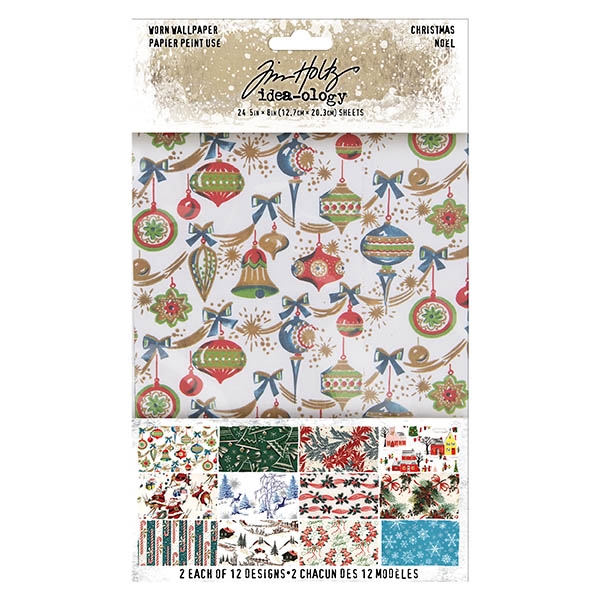 Tim Holtz idea-ology Christmas Worn Wallpaper (TH94182) – Everything Mixed  Media