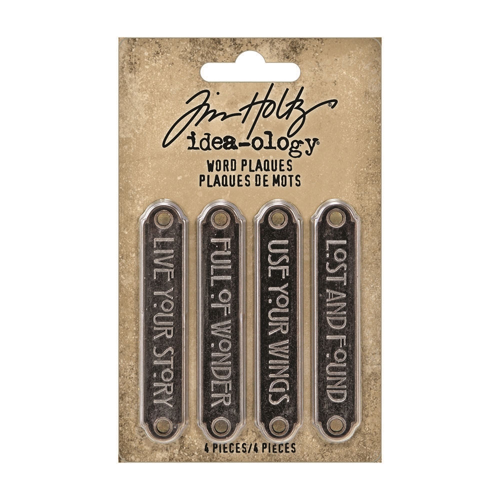 Tim Holtz Idea-ology Word Plaques TH94246