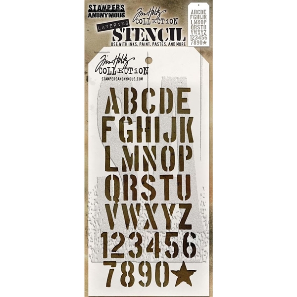 Stampers Anonymous Tim Holtz Metropolis Layering Stencil