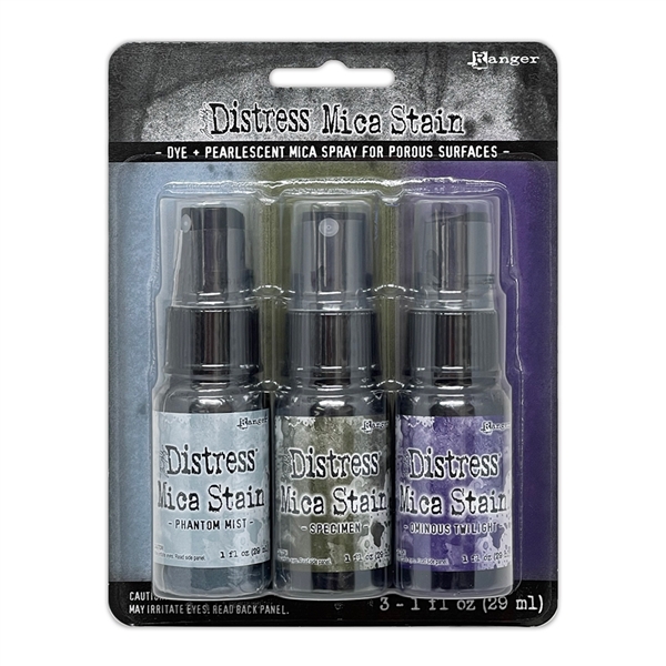 Tim Holtz Distress Pearlescent Crayons: Holiday Set 4 - TSCK81180